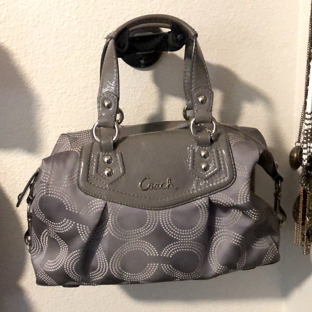 Grey Coach purse.